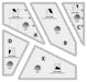 Creative Grids Crazier Eights Templates Quilt Ruler
