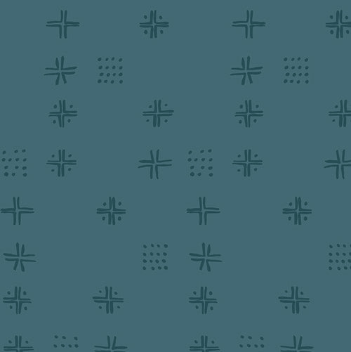 Charming One Mudcloth Teal