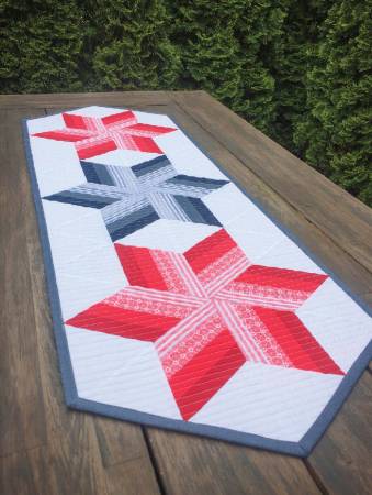 Twirl N Spin Table Runner Pattern by Krista Moser