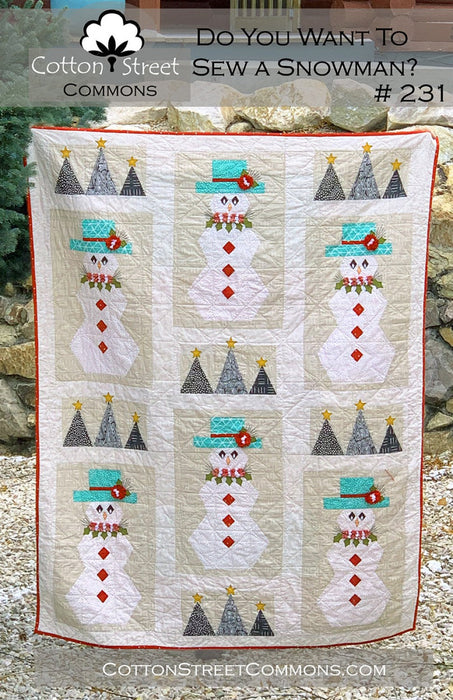 Do You Want to Sew A Snowman? Quilt Pattern