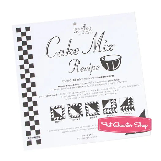 Miss Rosie's Quilt Co. - Cake Mix Recipe