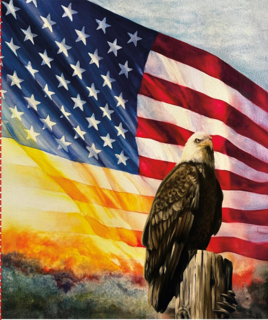 RB American Honor 35 1/2"x43 1/2" Eagle Panel