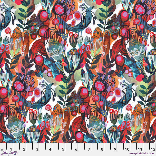 Cherie White Colori Cotton 44"/45" Fabric Per Yard