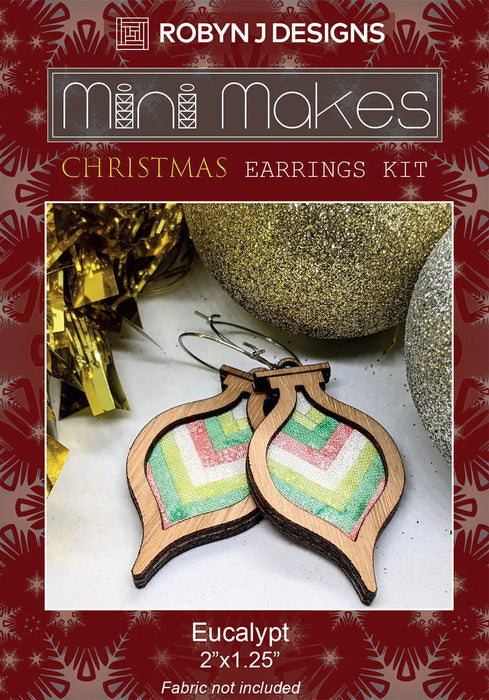 Christmas Bauble Earring Eucalypt