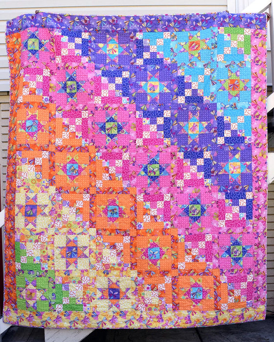 Chroma Flight Quilt Downloadable Pattern