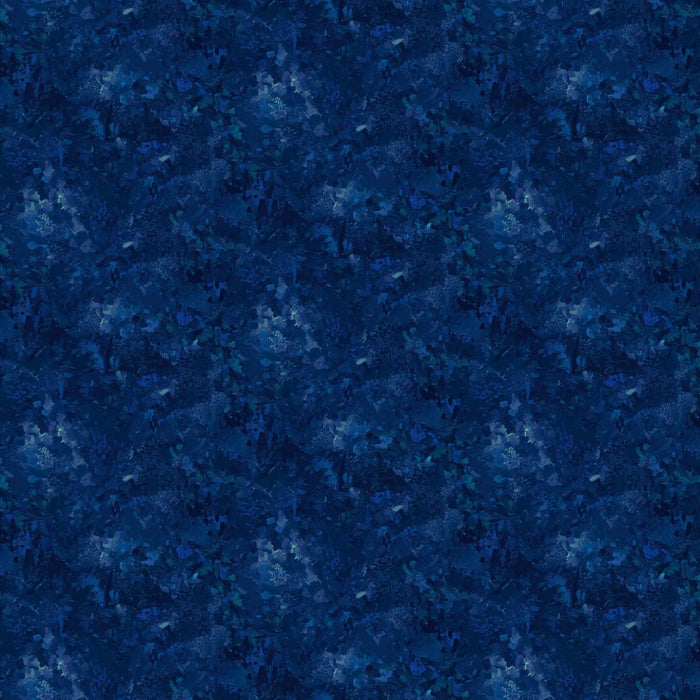 Chroma Midnight Blue 9060-49 Cotton 44"/45" Fabric Per Yard
