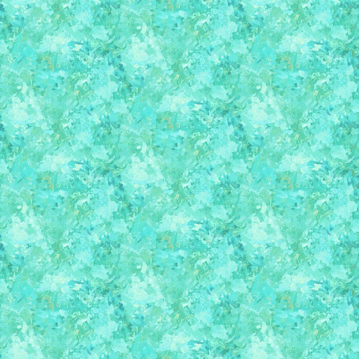 Chroma Spa Aqua 9060-62 Cotton 44"/45" Fabric Per Yard