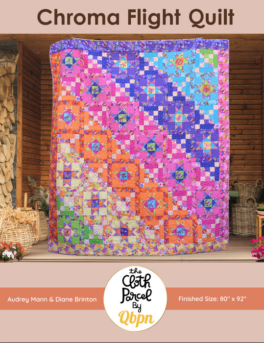 Chroma Flight Quilt Downloadable Pattern
