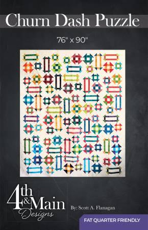 Churn Dash Puzzle Pattern