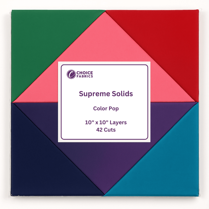 Supreme Solids - 10" Squares - Color Pop (42 Squares)