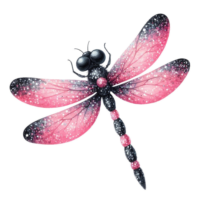 Colorful Dragonfly Fabric Panel 12