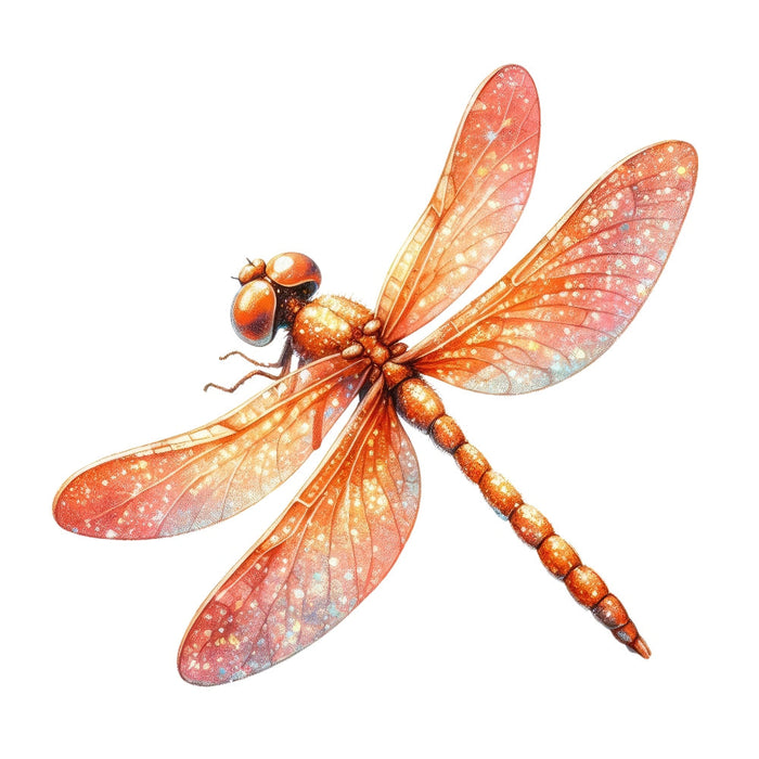 Colorful Dragonfly Fabric Panel 15