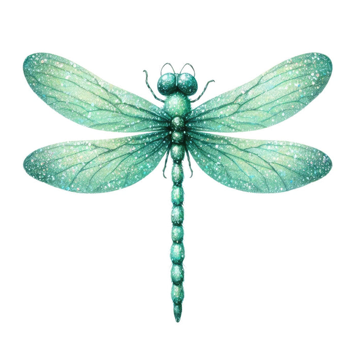 Colorful Dragonfly Fabric Panel 9