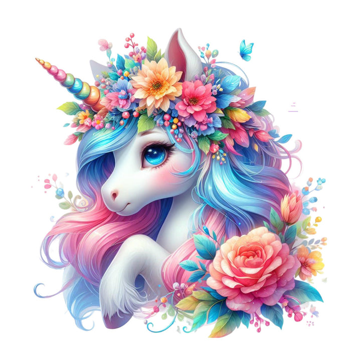 Colorful Magical Unicorn Fabric Panel 8