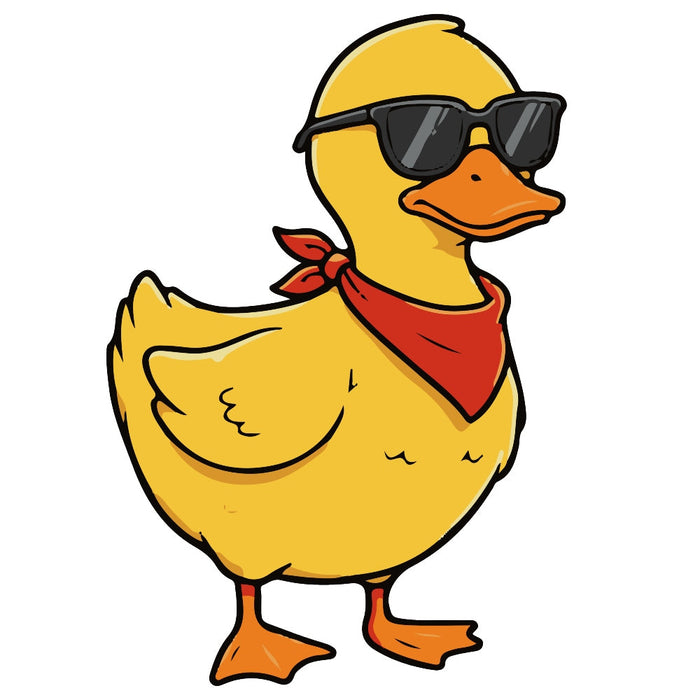 Cool Duck Fabric Panel