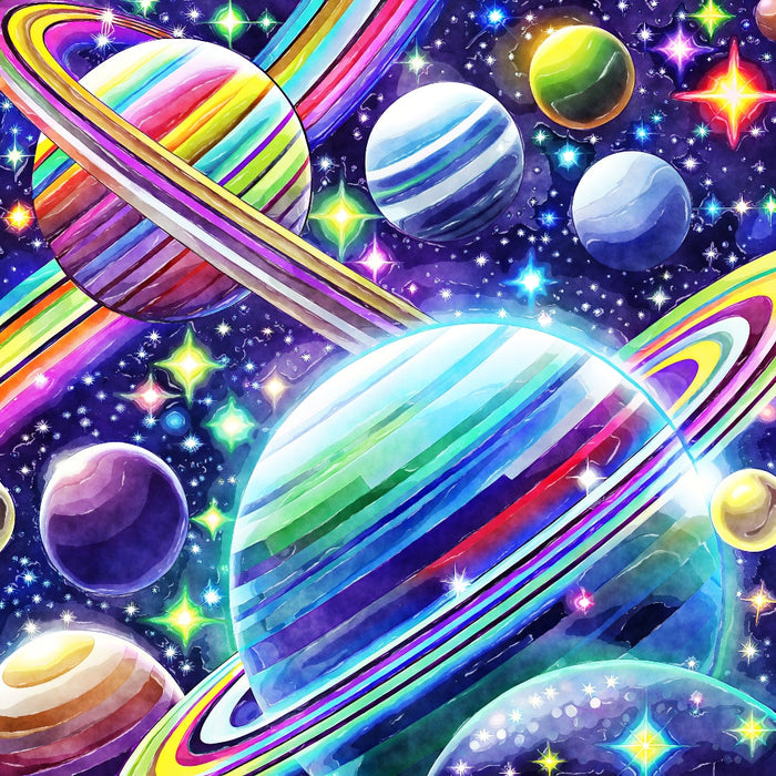 Cosmic Space Fabric Panel 1