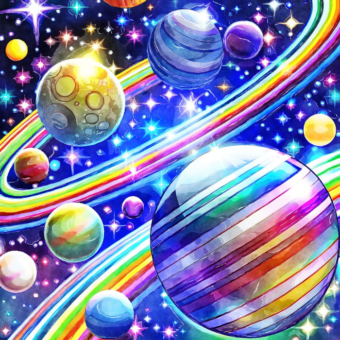 Cosmic Space Fabric Panel 3