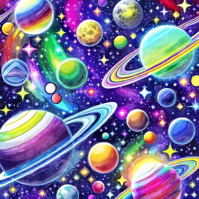 Cosmic Space Fabric Panel 7