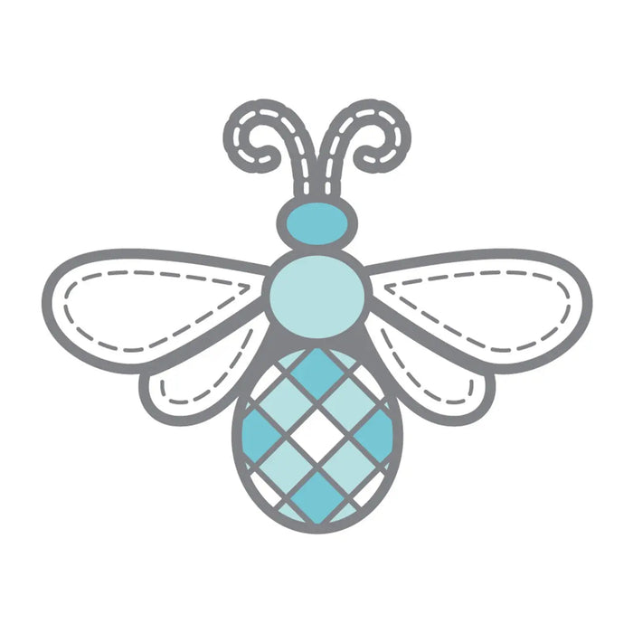 Cottage Bee In My Bonnet Enamel Needle Minder