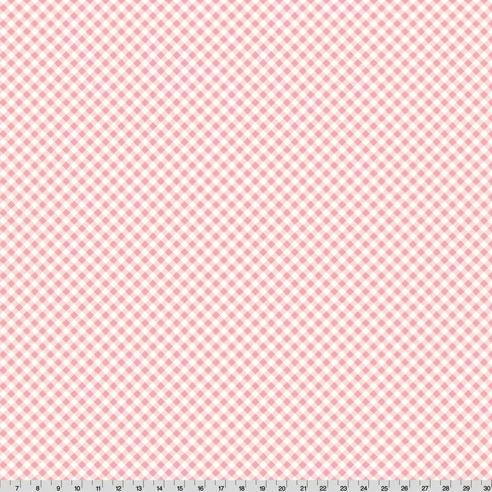 Cottage Rose Lane Gingham Quilting Cuddle Seashell Fabric per yard