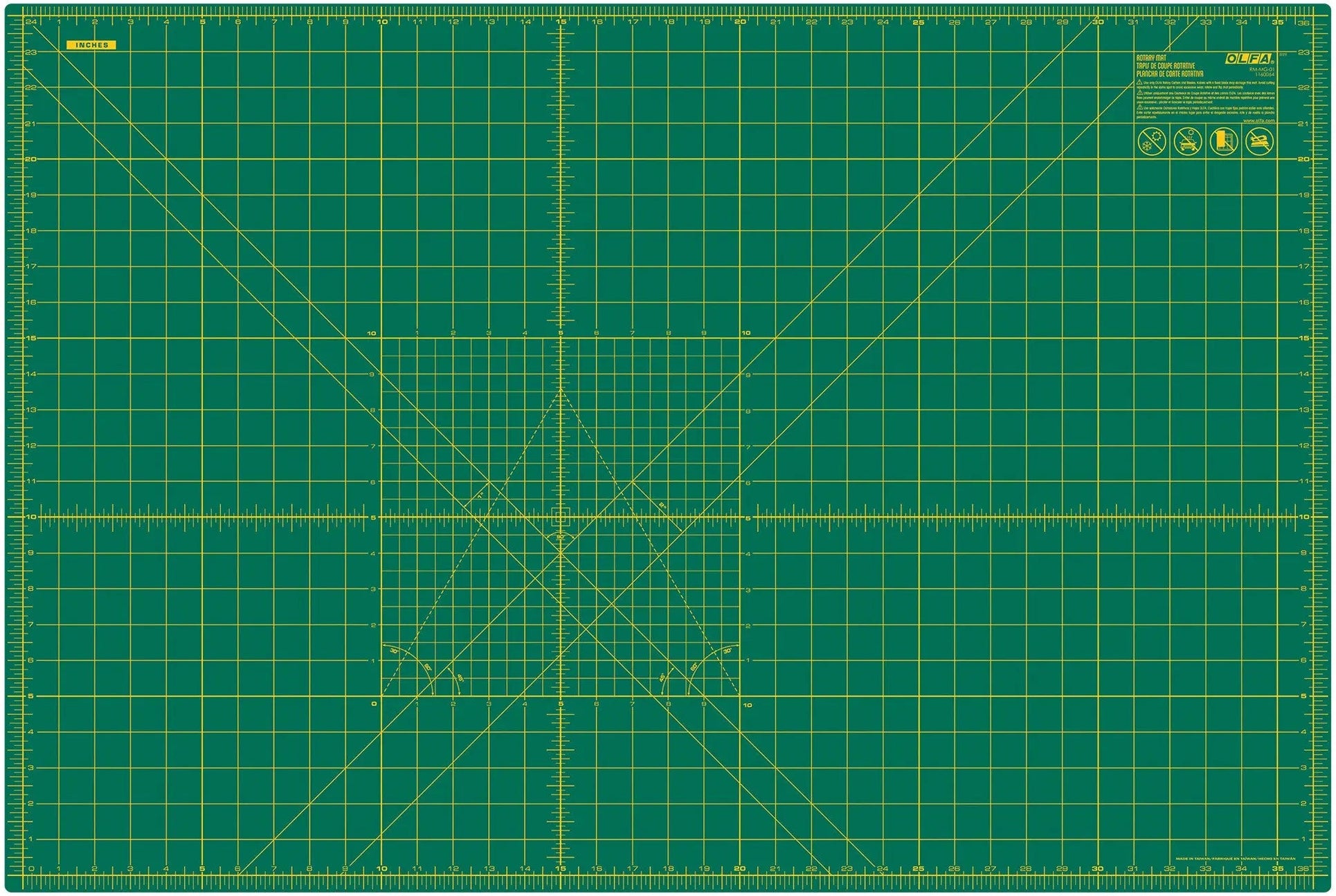 Cutting Mat with Grid 24in x 36in — High Country Quilts
