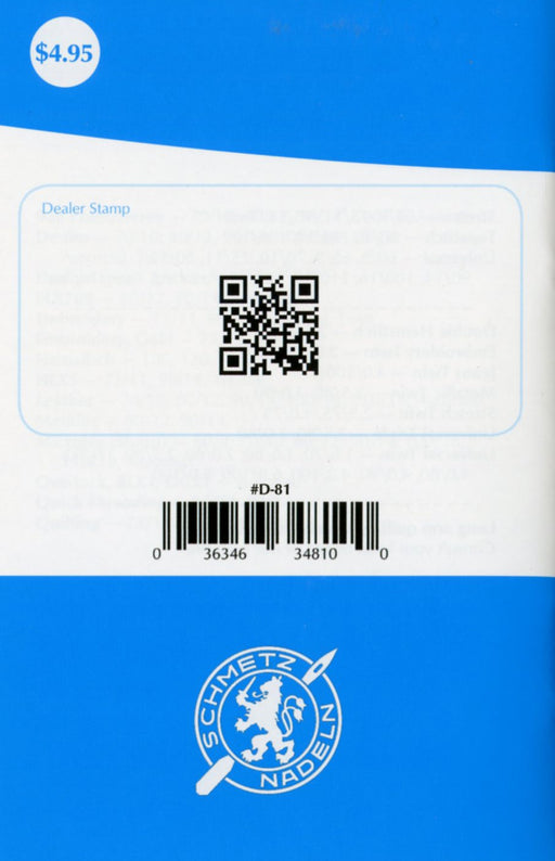 Schmetz ABC Pocket Guide