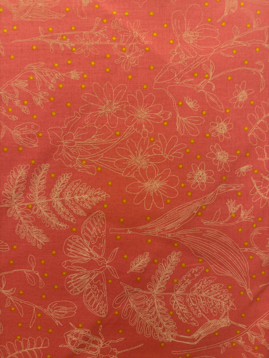 WD Bright Coral Floral