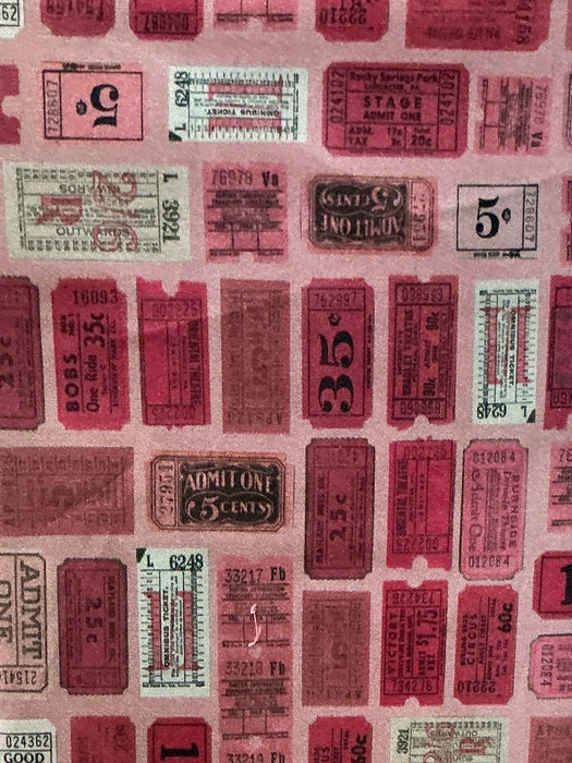 FS Red Palette Tickets PWTH222 -Tim Holtz