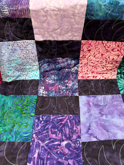 In A Minute Batik Quilt Kit 60in x 66in