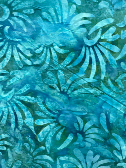 WL Abstract Flowers Green