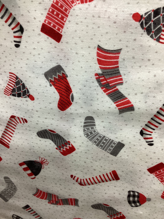 WL White Snowy Tidings Stockings Lola Molina