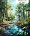 NC Panel Green Multi - Serenity Springs - DP29065-78
