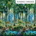 NC Full Width Border Green Multi 44in Wide - Serenity Springs - DP29066-78