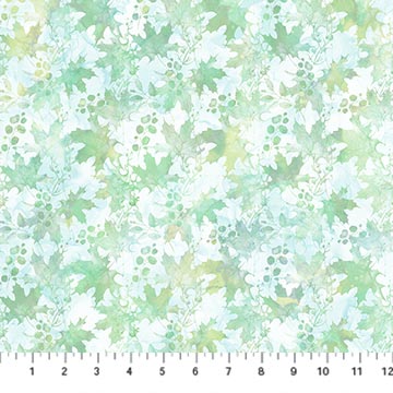 NC Leaves Lt Blue Multi 44in Wide - Serenity Springs - DP29070-42