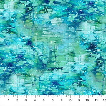 NC Water Turquoise 44in Wide - Serenity Springs - DP29071-64