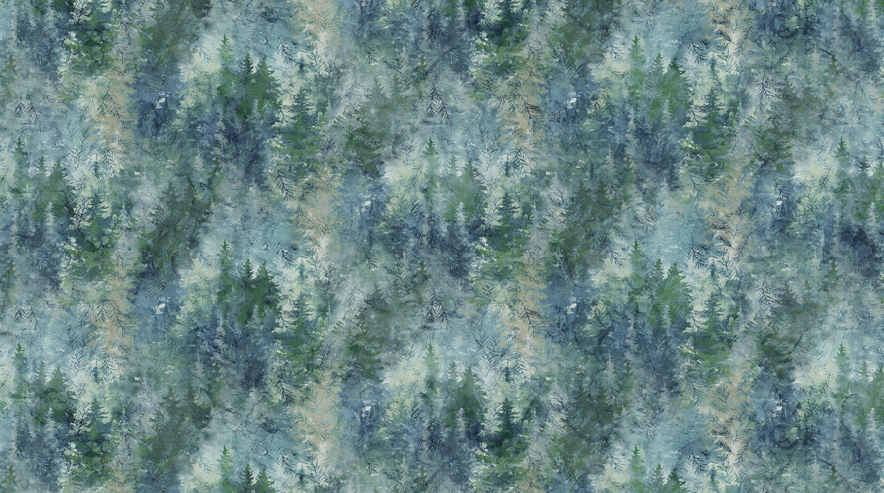 NC Multi Trees Blue Multi 44in Wide - Altitude - DP29156-43
