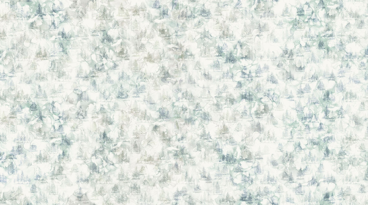 NC Mini Trees Off White/Blue 44in Wide - Altitude - DP29157-10