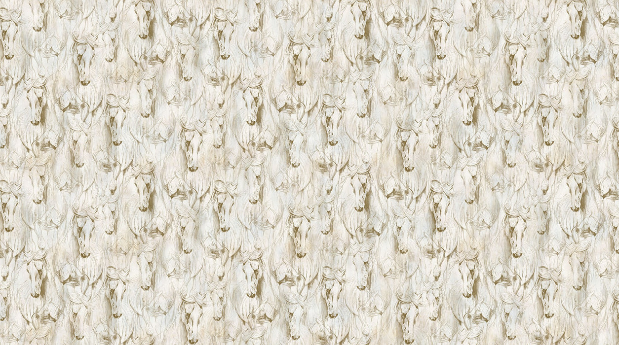 NC Horse Toile Cream 44in Wide - Shadow & Light - DP29222-12