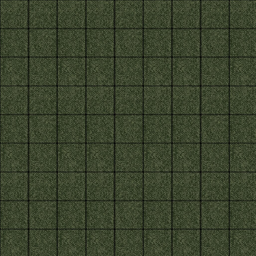 Winter Forest - Tweed Window Pane - Dark Green