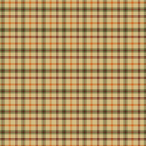 Harvest Gathering - Gathering Plaid - Light Orange