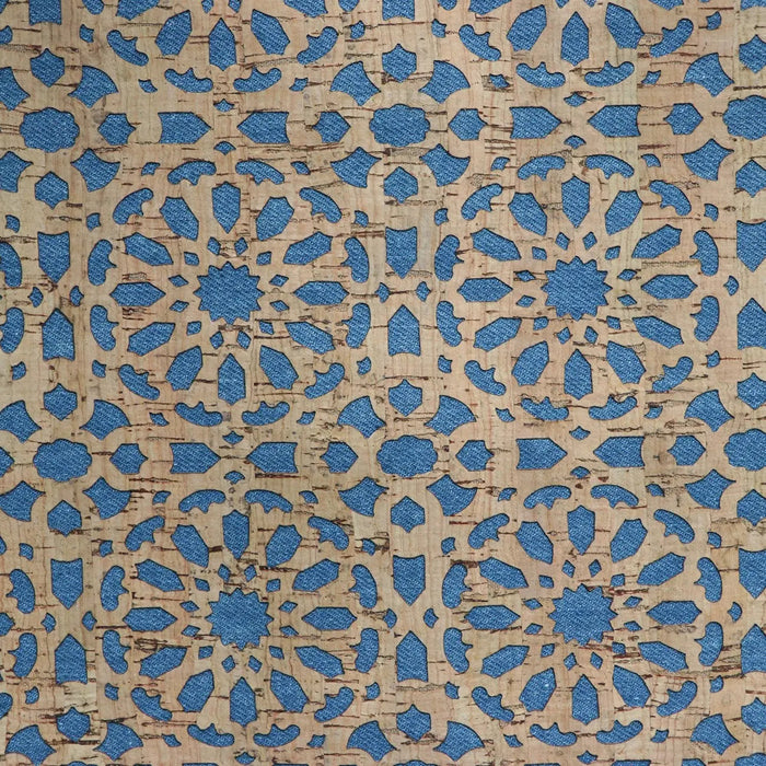 Denim Backed Mandala Pro Lite Cork 1/2 yard