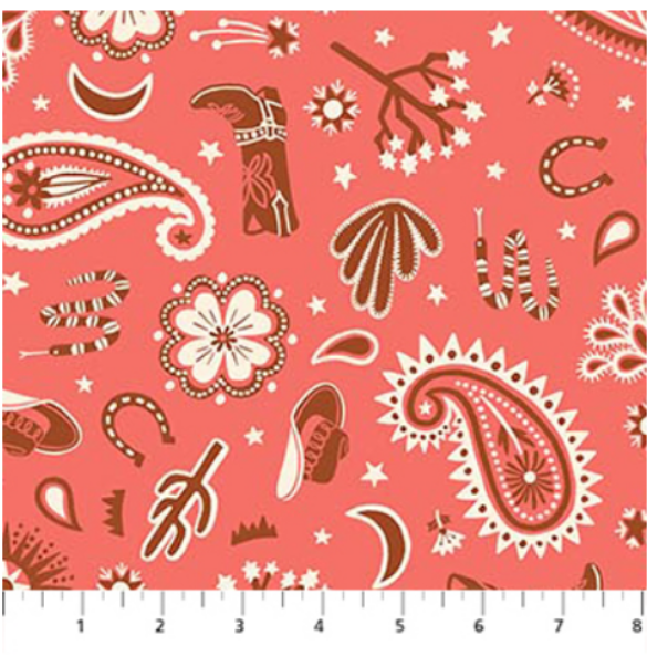 FI Desert Sunrise Bandana Red