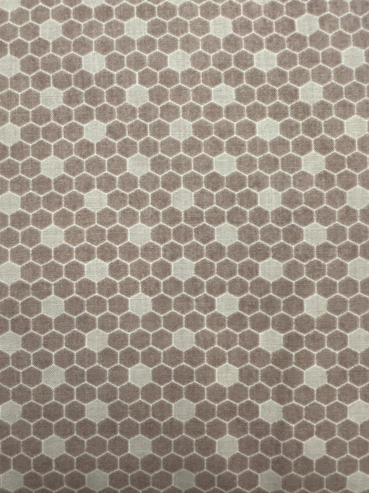 MO Boudoir Taupe Hexagon Tiles