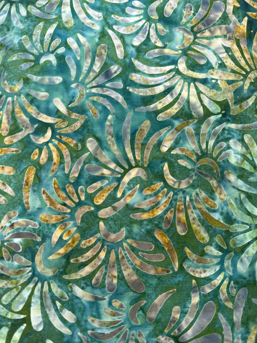 WL Abstract Fans Forest Green