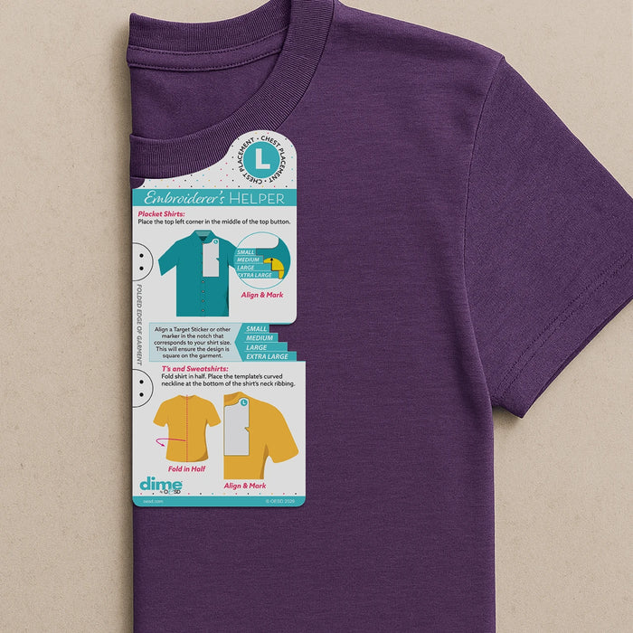 Embroiderer's Helper on a T-shirt