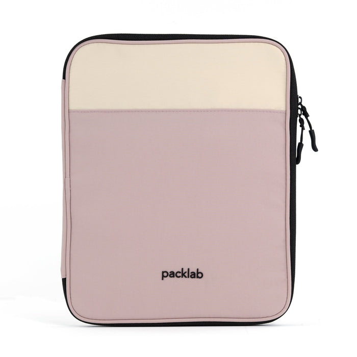 packlab Cream & Pink iPad Sleeve Case – Slim Protective Tablet Case for iPad 10th Generation, iPad 11th Generation & iPad Air 11 Inch – Padded Zippered Tablet Sleeve with Organizer