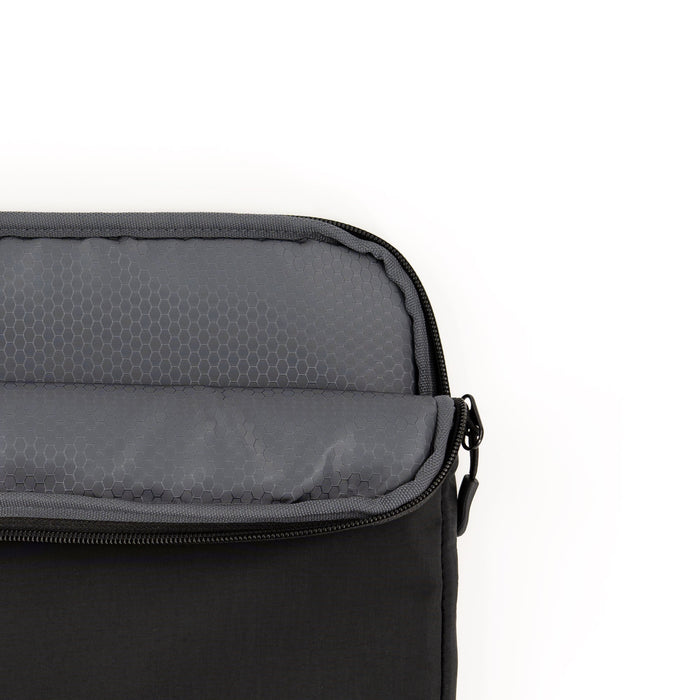 packlab Black Laptop Sleeve with Front Pocket – Slim Padded Laptop Case for 14 Inch Laptops – Minimal Computer Sleeve for Work, Travel & Everyday Carry