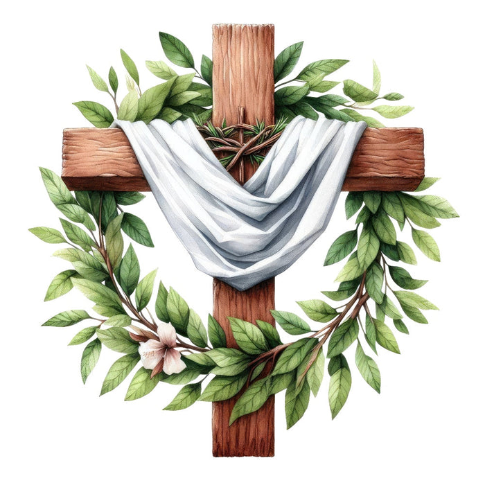 Easter Crosses Fabric Panel 8