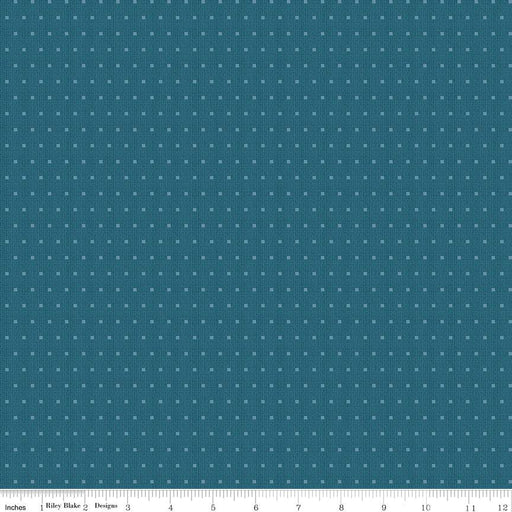 RB Stitcher's Flannel Dots Blue