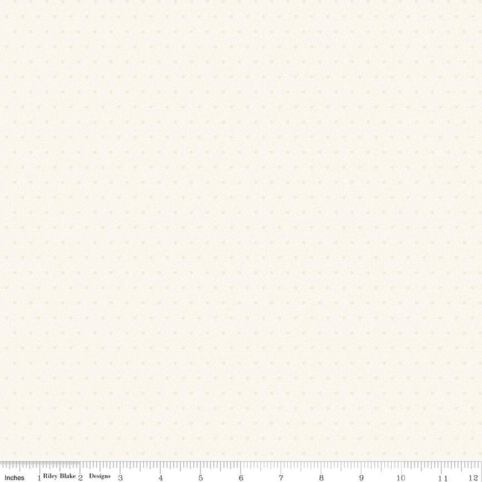 RB Stitcher's Flannel Dots Cream